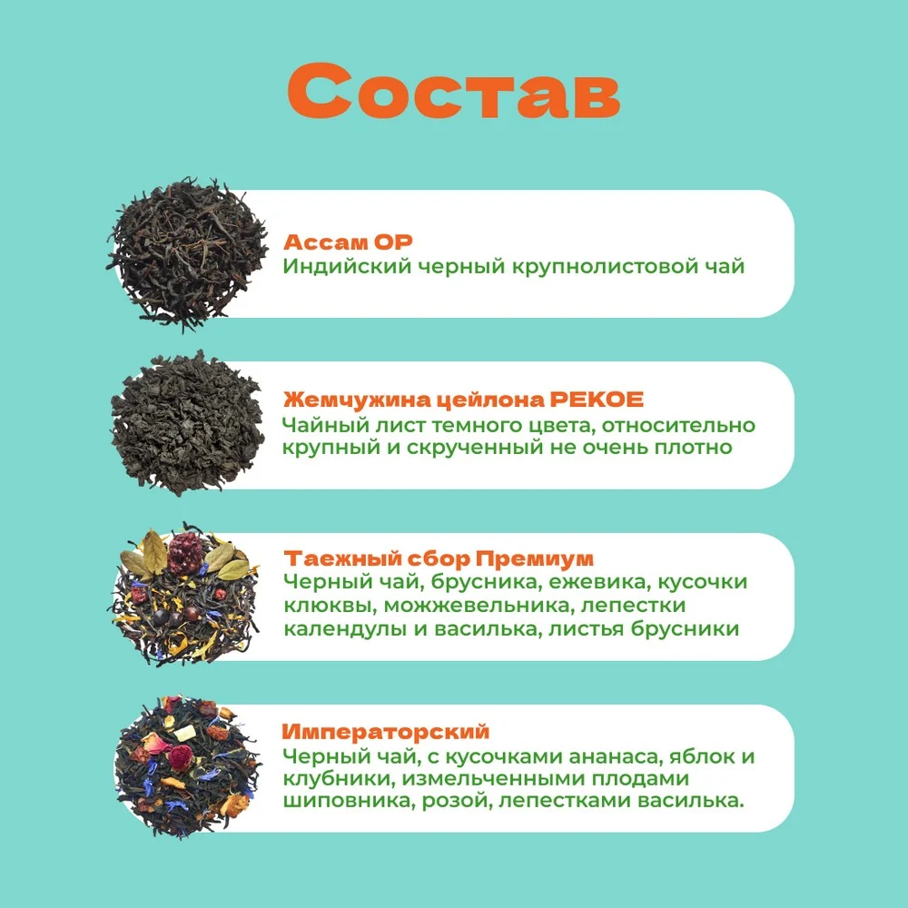 Чайное ассорти 1 Горячий Экспресс 20 сашетов