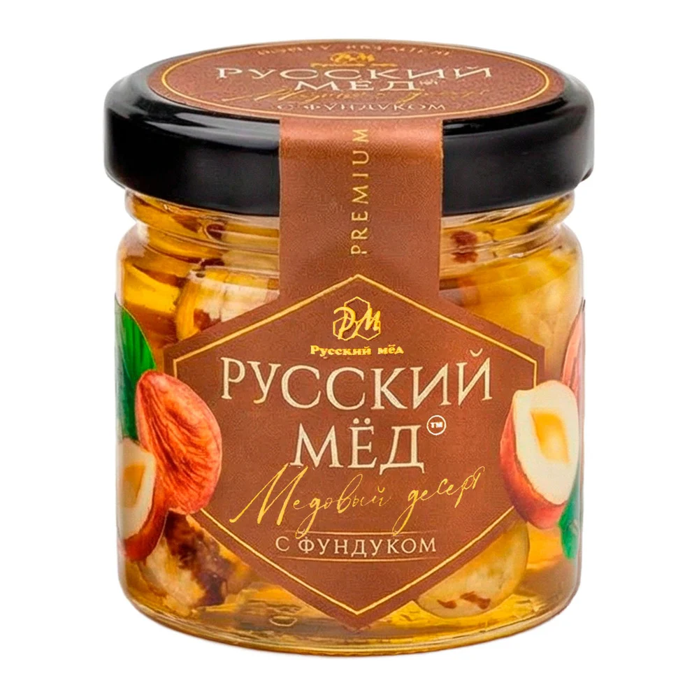 Медовый десерт 40 мл ассорти из орехов (4 вида)