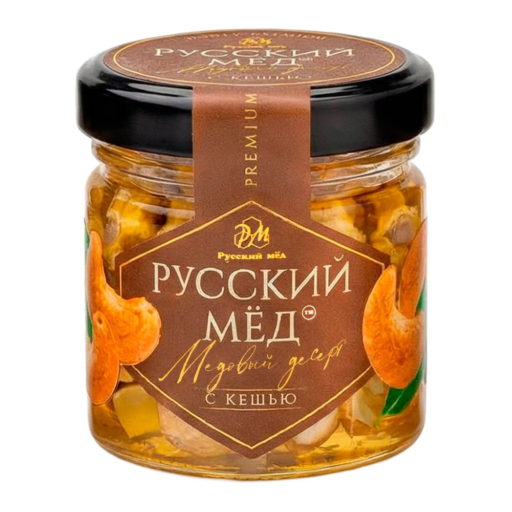 Медовый десерт 40 мл ассорти из орехов (4 вида)