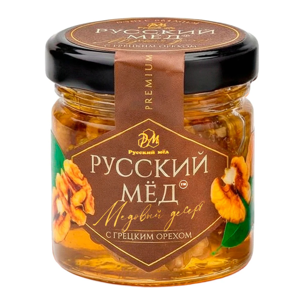 Медовый десерт 40 мл ассорти из орехов (4 вида)