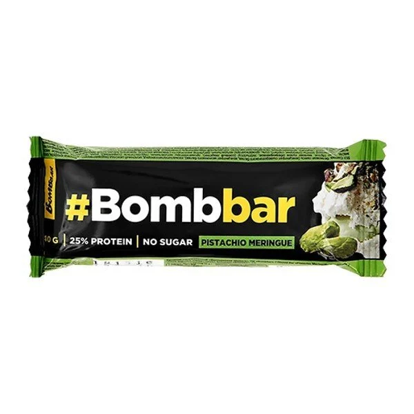 Батончик глазированный BOMBBAR фисташковая меренга 40 гр.