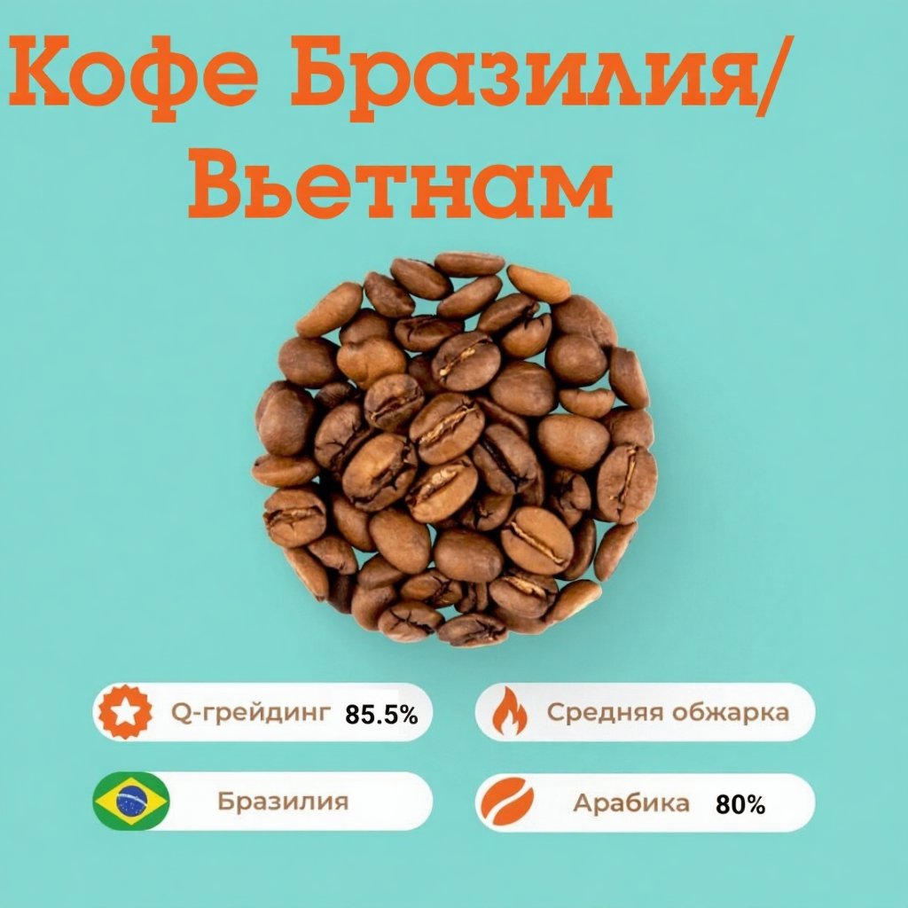 Кофе Бразилия/Вьетнам