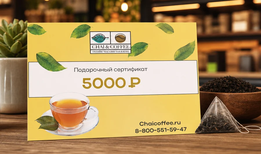 Подарочные сертификаты Chai&Coffee